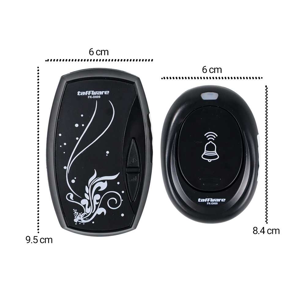 Taffware Alarm Pintu Wireless Waterproof dengan EU Plug - FK-D009