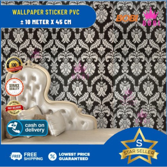 Wallpaper Dinding Sticker 6013 / Wallpaper Sticker PVC Uk. 9mx45cm