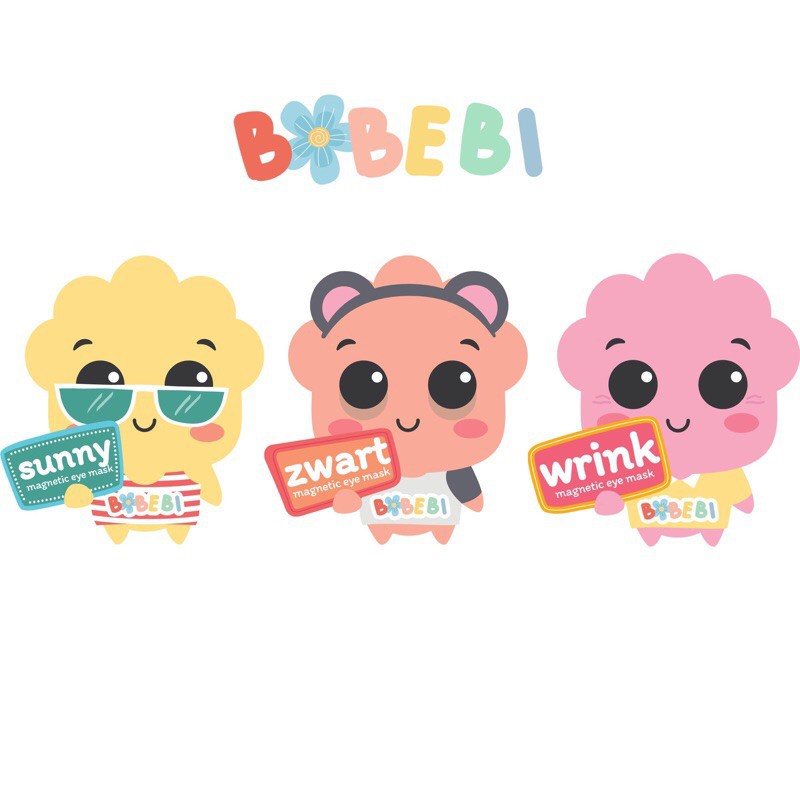 BOBEBI MAGNETIC EYE MASK / MASKER MATA LUCU BOBEBI