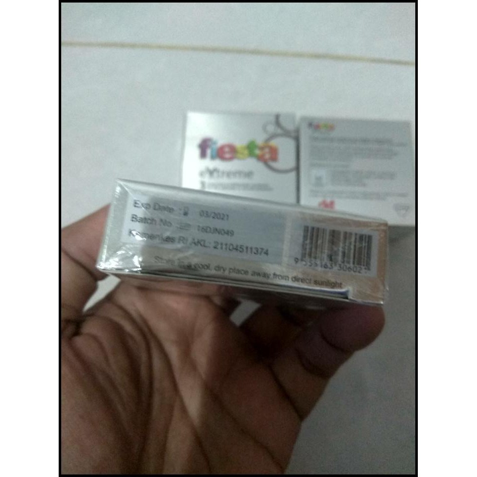 FIESTA EXTREME - KONDOM KOMPLIT (TAHAN LAMA BERGERIGI BERULIR JD 1) ORIGINAL