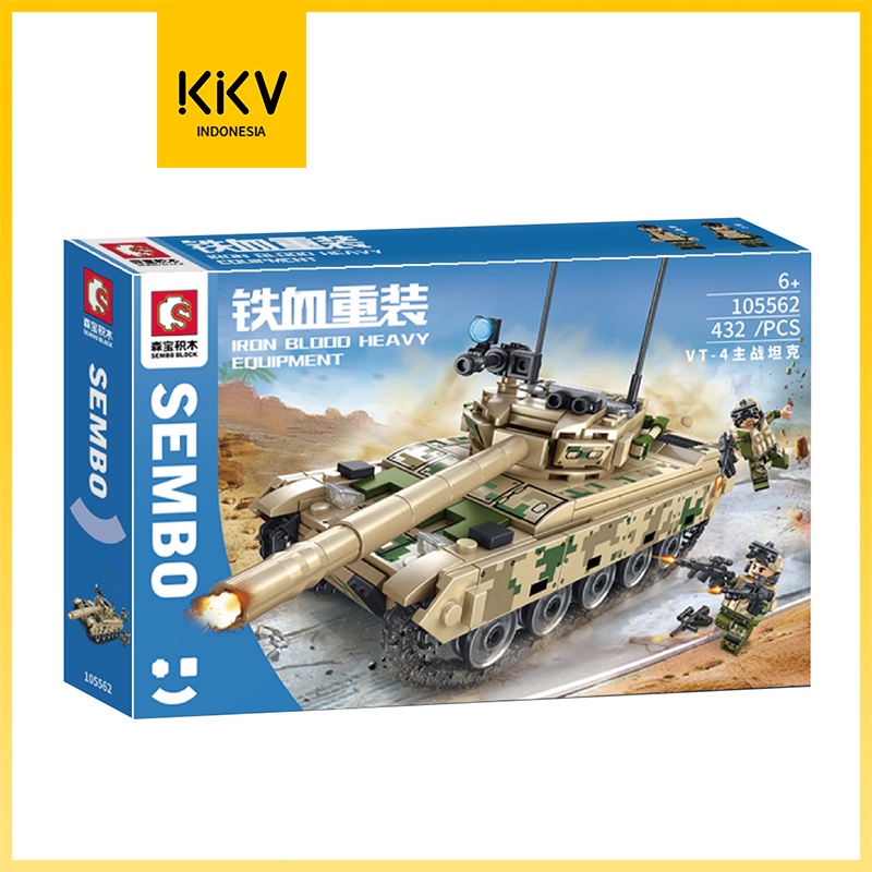 KKV - SEMBO Building Blocks Iron Blood-VT-4 Main Battle Tank 105562/SNI/car/hadiah anak laki-laki/boy gift