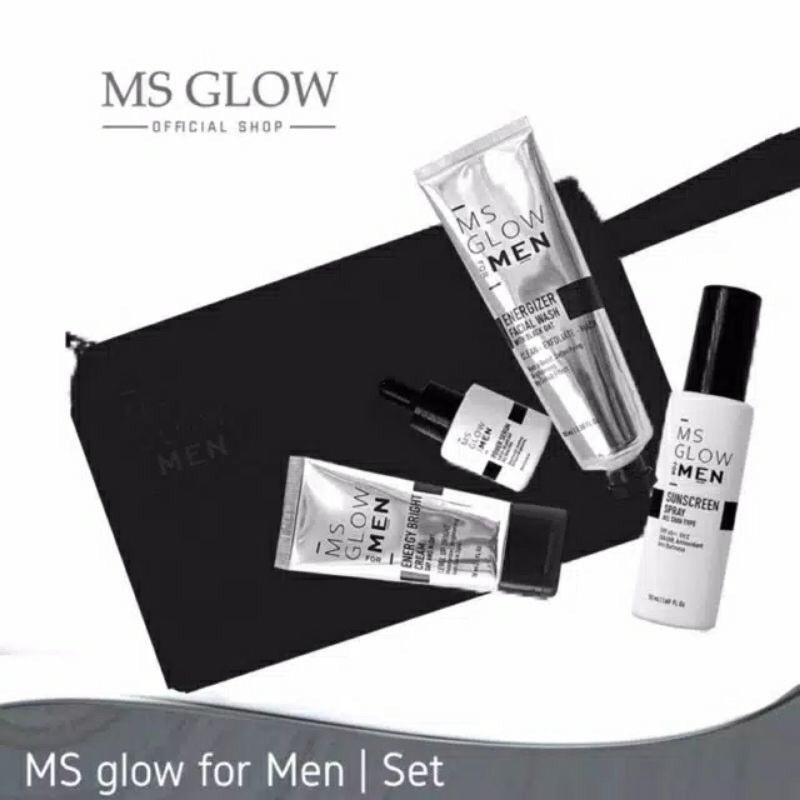 (BISA COD) [Buy 1 Get gift] MS GLOW FOR MEN BASIC &amp; KOMPLIT SERIES