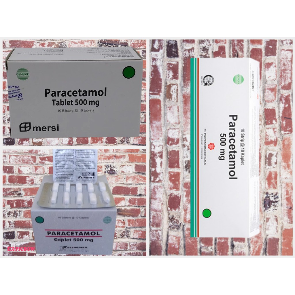 Paracetamol Tablet Pim // Berno // Mersi // Triman // Novapharin