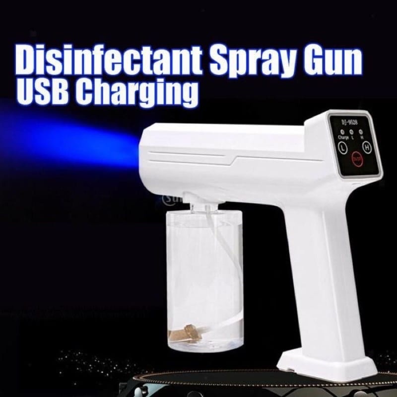 ( Bisa COD ) UV Nano Spray Gun Automizer  Disinfektan Spray Wireless Baterai 4800MaH