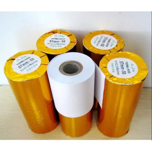 

Kertas Struk Kasir / Kertas Kasir Roll Combo/Kertas Thermal 57x30 - Kertas Struk Murah