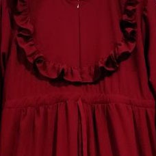 MARIA COLLECTION RD Dress - Gamis Muslim Wanita Remaja Dewasa Busui Style syari Bahan Jersey Lemonskin All Size-marun