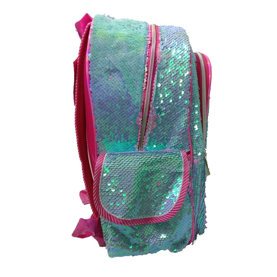 Tas Backpack Sequin Tas Sekolah SD Anak Perempuan