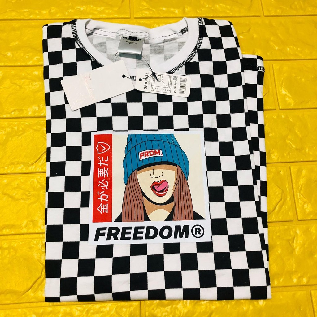  BAYAR DI TEMPAT COD KAOS DISTRO PROBLEM  PUTIH HEAD PRIA 