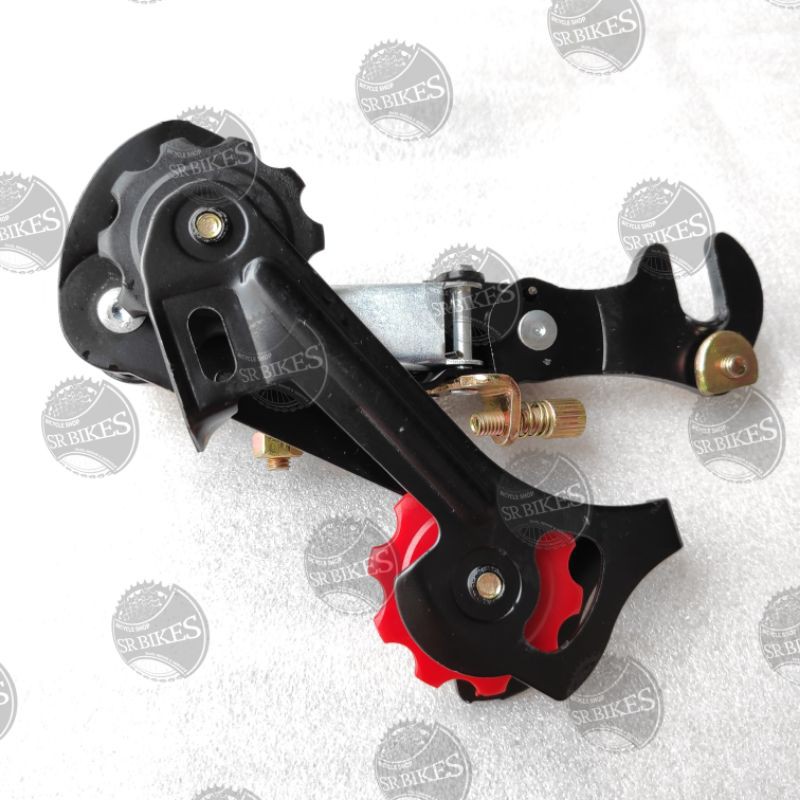 RD Rear Derailleur 6 7 Speed. Bracket (Model As). HITAM &amp; CHROME. ETERNA