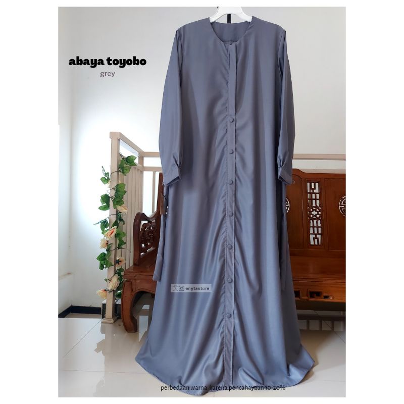 Gamis Abaya toyobo | busui friendly | 1 kg muat 3 pcs