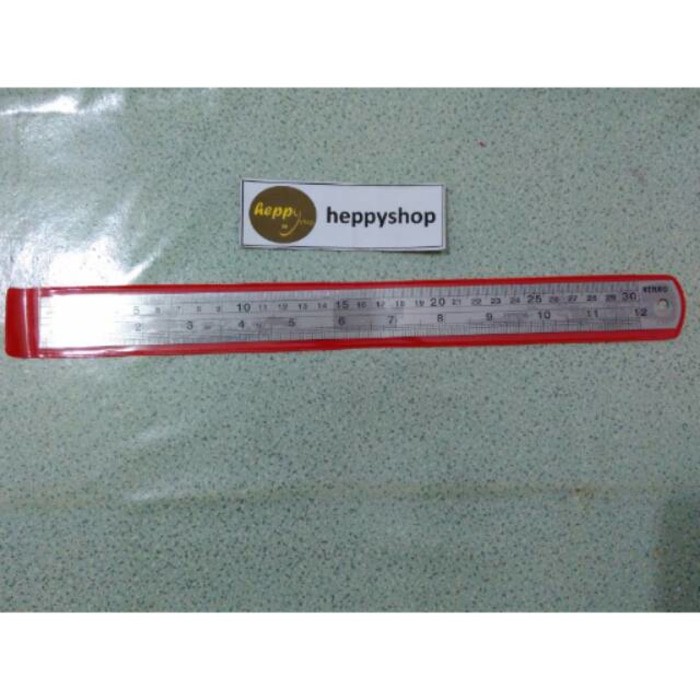 

Promo Penggaris besi penggaris stainless kenko 30 cm Diskon