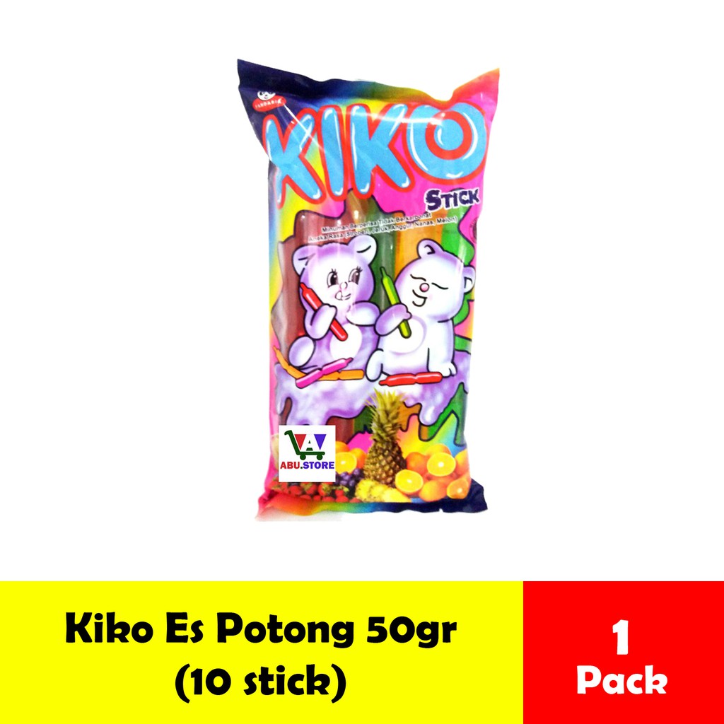 

Kiko Ice Stik Potong rasa buah 50ml isi 10pcs Stick