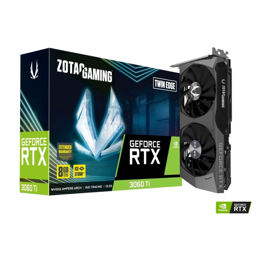 Zotac RTX 3060 Ti Twin Edge LHR 8GB DDR6 256 bit / RTX3060Ti