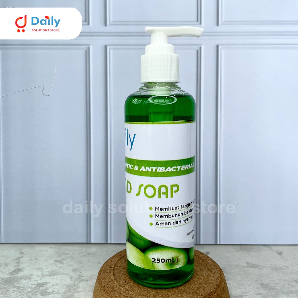 SABUN CUCI TANGAN HAND SOAP DAILY 250ML PUMP ANTIBACTERIAL