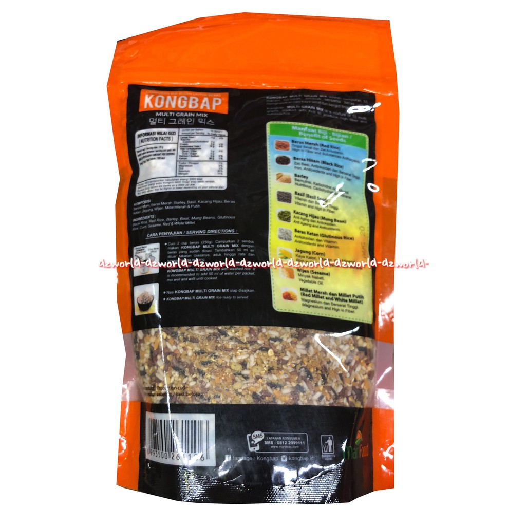 Kongbap Multigrain mixn Chia Seed Quinoa Beras Kongbap Campur BijiBijian 1 Kg