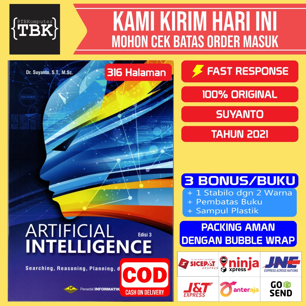 Jual BUKU ARTIFICIAL INTELLIGENCE REV 3 SUYANTO Indonesia|Shopee Indonesia