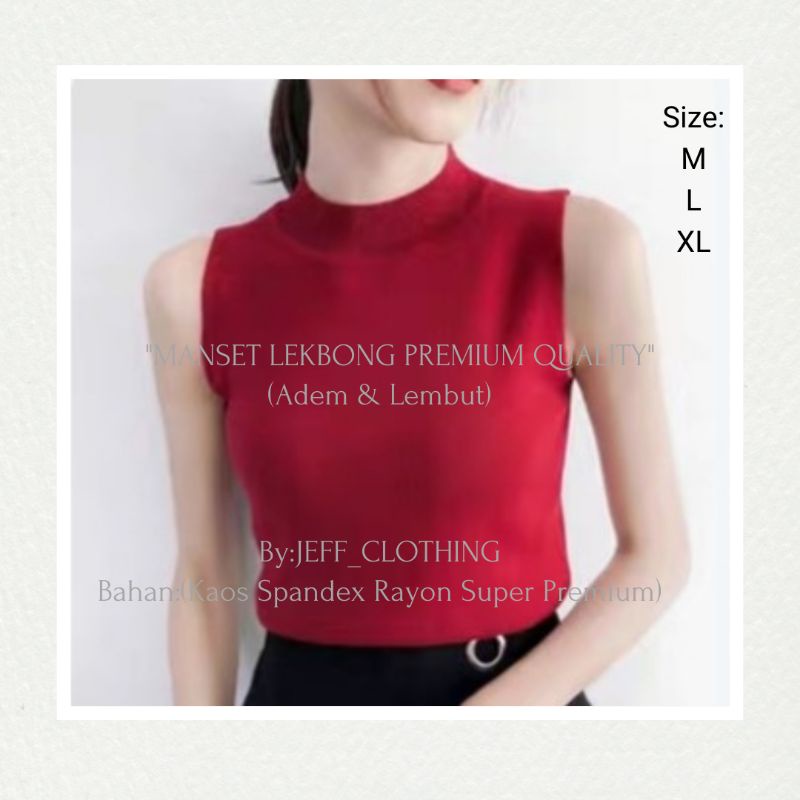 Manset Lekbong | Manset Buntung | Manset Kutung | Manset Baju Tanpa Lengan/Kaos Tanpa Lengan/Lekbong