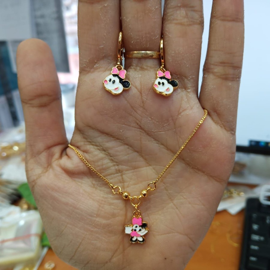 KALUNG SATU SET ANAK TITANIUM