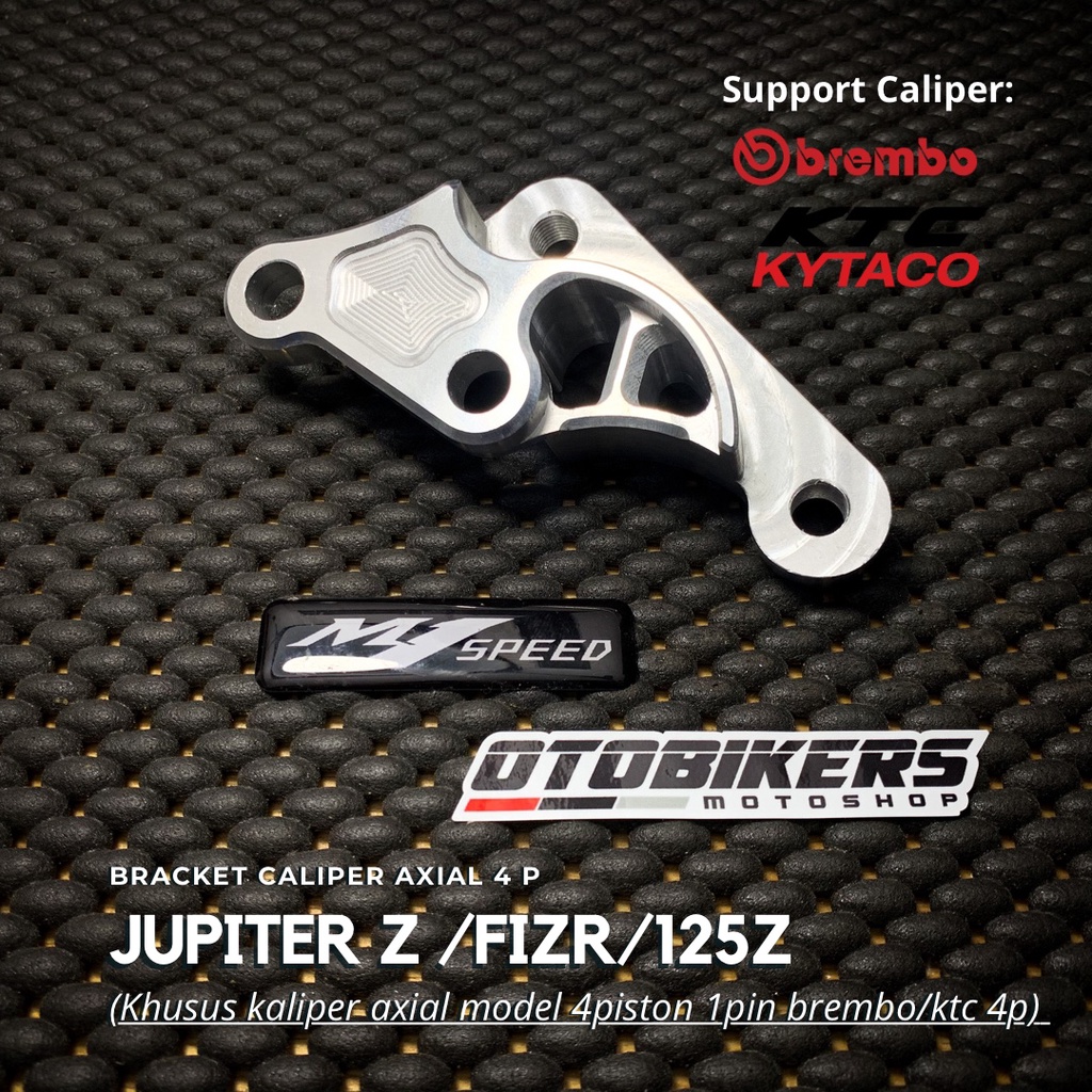 BREKET KALIPER 4P 4 P 1 Pin PISTON AXIAL DISC 260 300 MM JUPITER Z FIZR NOUVO YAMAHA 125Z TIARA FIZR