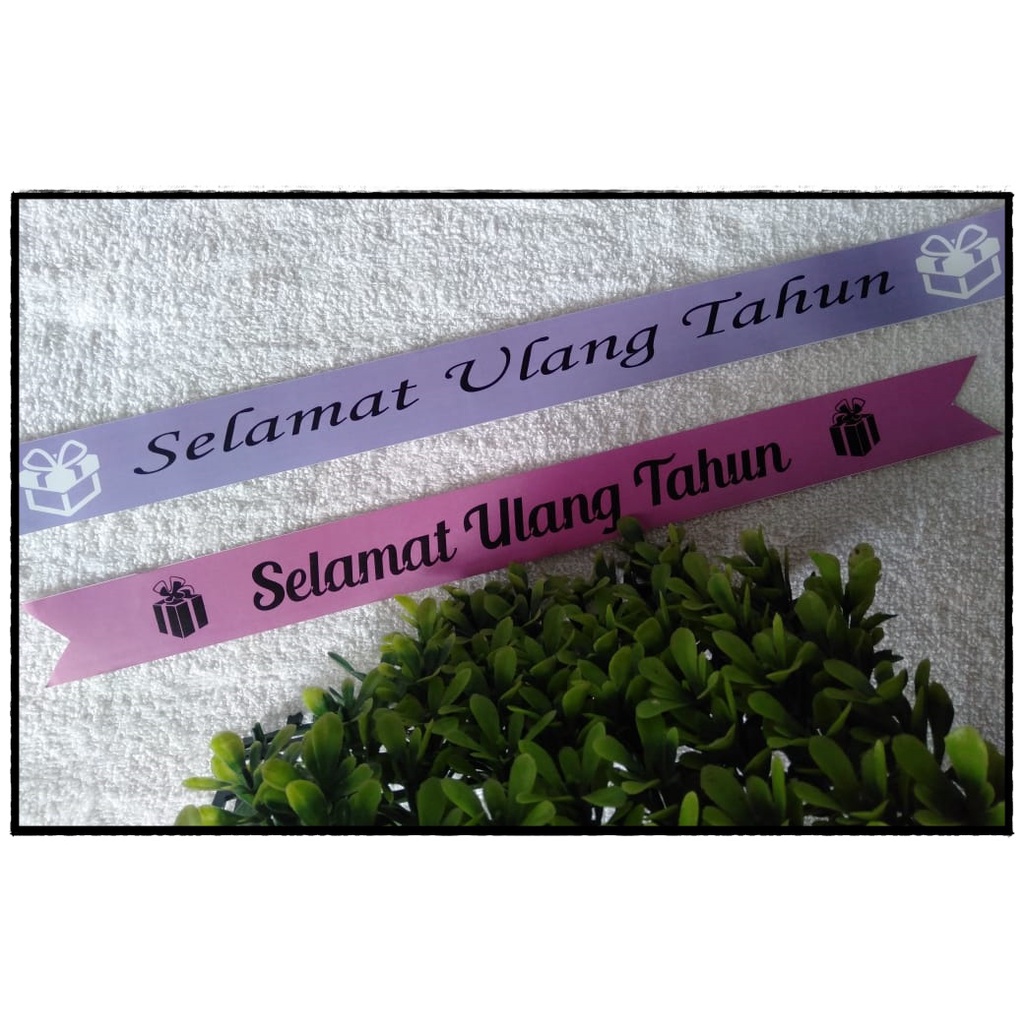 

PREMIUM PRODUCT PITA LABEL/PAPERBELT PARCEL Pita hampers siap pakai selempang parcel Label Parcel ASESORIS PARCEL PROPERTI PARCEL Pita Hias Parcel Pita Murah Selempang ParceL/Selempang parcel SELAMAT ULANG TAHUN-100