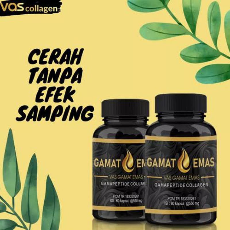 0Vas Collagen Gamat Emas (100% ori berhologram)
