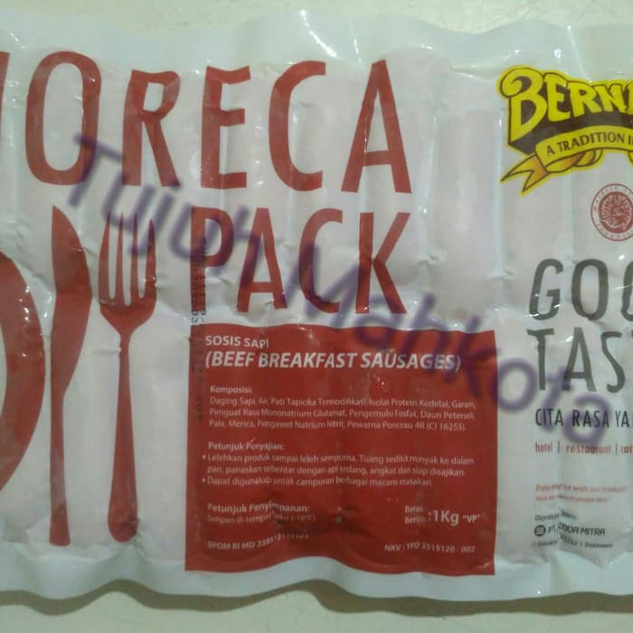 

BREAKFAST SOSIS SAPI HORECA BERNARDI 1 KG VP SALE