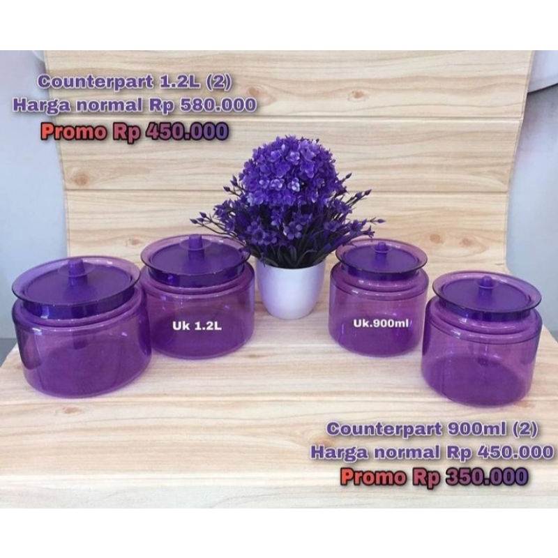 Counterpart/Counterpart 1.2L/Counterpart ungu/Counterpart 900ml