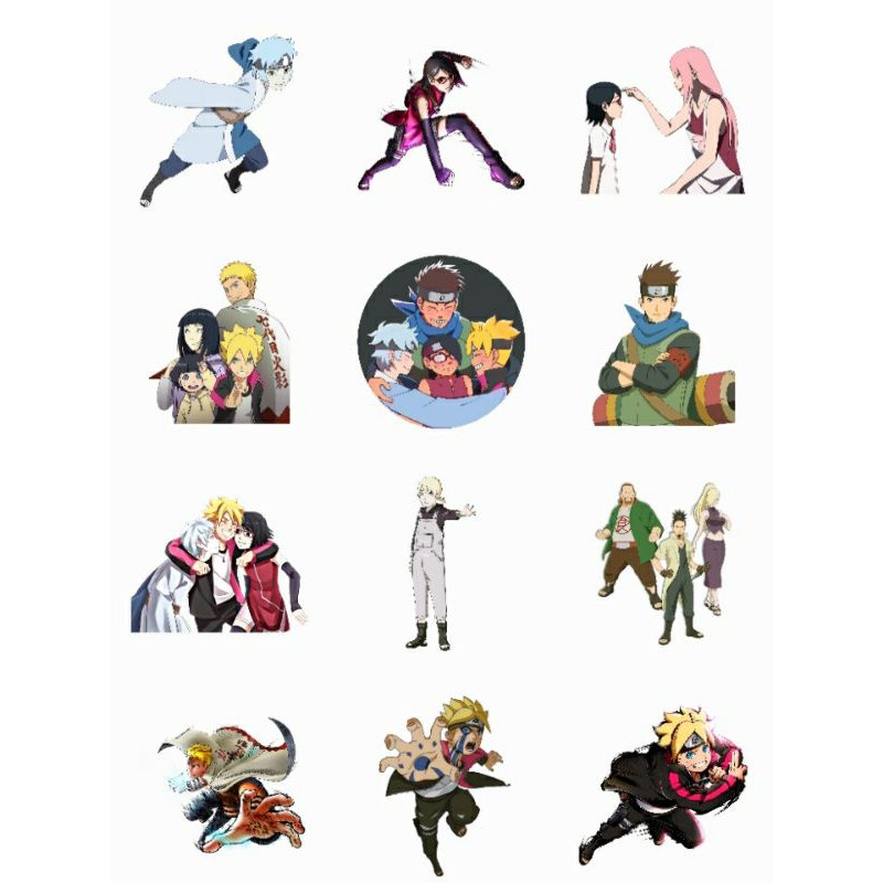 

STIKER BORUTO 35 PCS