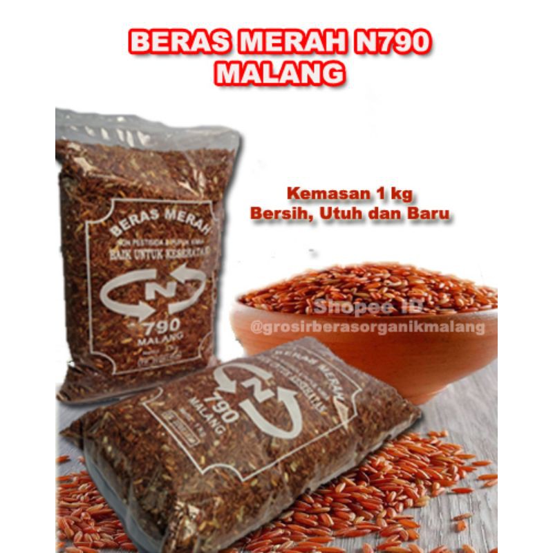

Beras Merah Organik Pecah Kulit baik untuk Kesehatan Kemasan 1 Kilogram