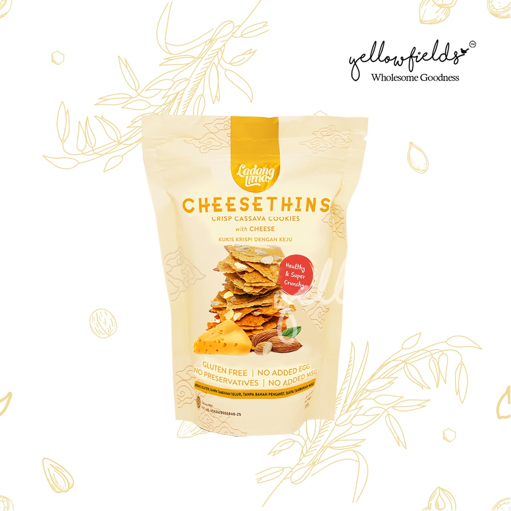 Cheesethins 80gr Ladang Lima Healthy Gluten Free Cookies