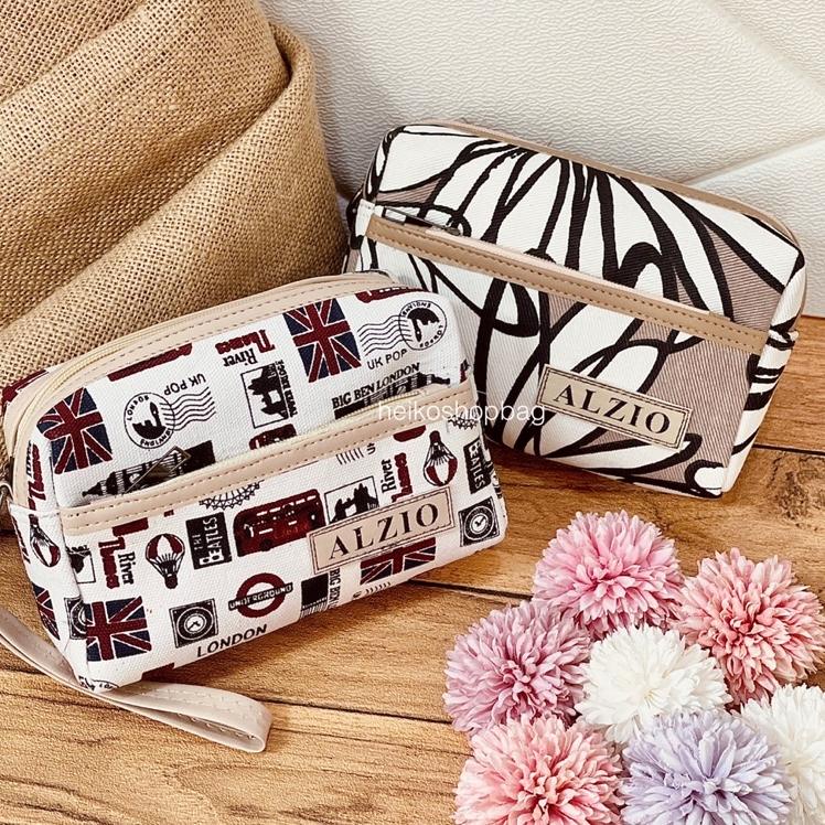 dompet wanita kosmetik organizer multifungsi import - ALZIO POUCH MAKE UP AZ001 • MTT.829886