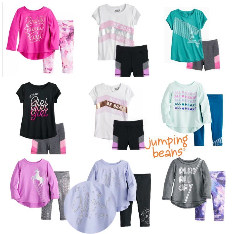 Jumping Beans Girl Active Set /Setelan Anak Perempuan Jumping Beans