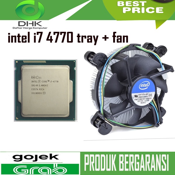 Intel Core i7-4770 3.4Ghz - Cache 8MB Tray Socket LGA 1150 Haswell