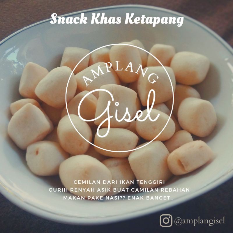 

Amplang Gisel 150gr • Snack Ikan Tenggiri • Cemilan Enak