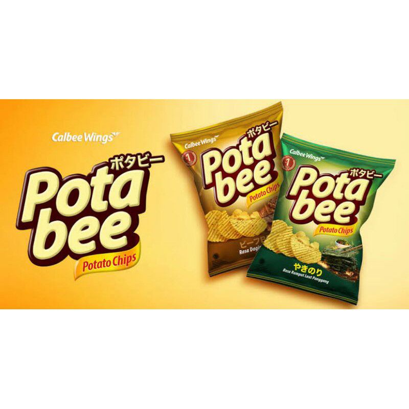 

POTABEE 1 PACK ISI 10 PCS X 15 GRAM POTA BEE POTATO BEE SNACK KENTANG GURIH RENYAH MURAH