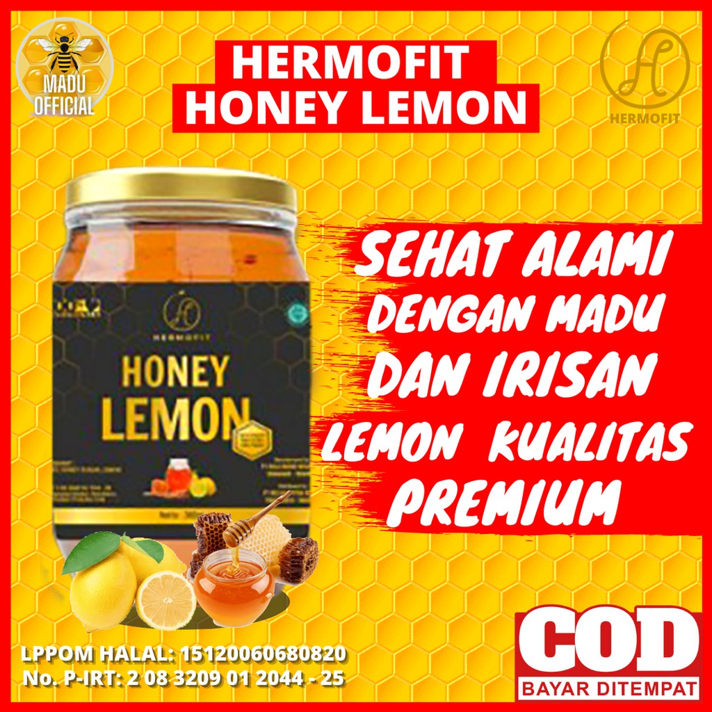 

Madu Lemon Hermofit Honey Lemon Menurunkan Berat Badan Dengan Irisan Lemon dan Madu Asli 100%