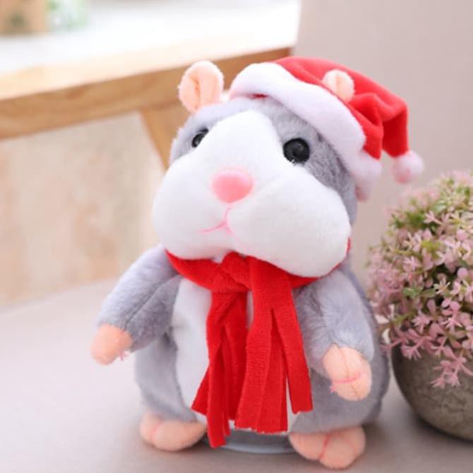 

14.84Ftgrdujh- Yi Dalebaran Cheeky Hamster Talking Mouse Pet Toy -Toko-Boneka.