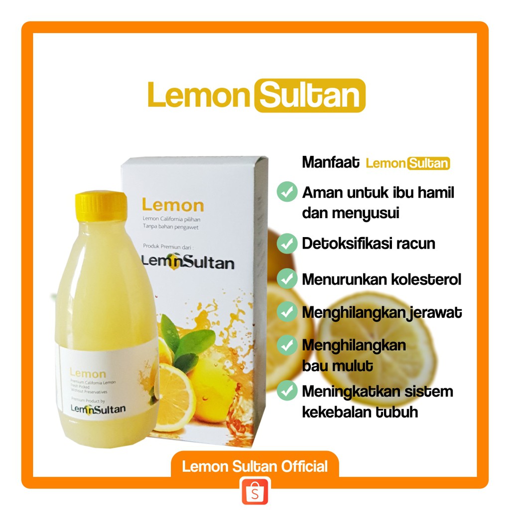 Sari Lemon Murni Lemon California Lemon Sultan Original 100 Aman Untuk Busui Dan Bumil Detoxic Indonesia