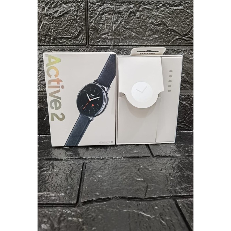 Samsung galaxy watch active2 stainlees steel second original 100%
