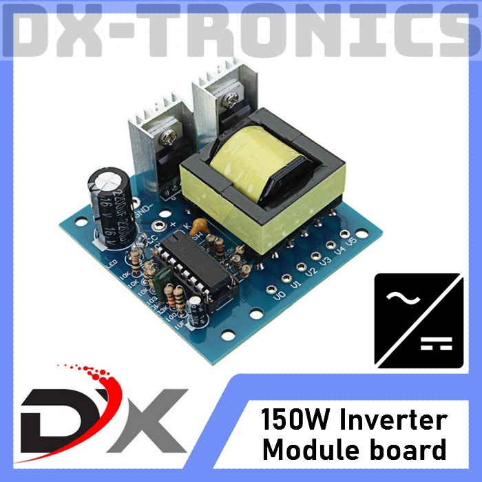 150W Inverter 12VDC to 220VAC boost step up power module