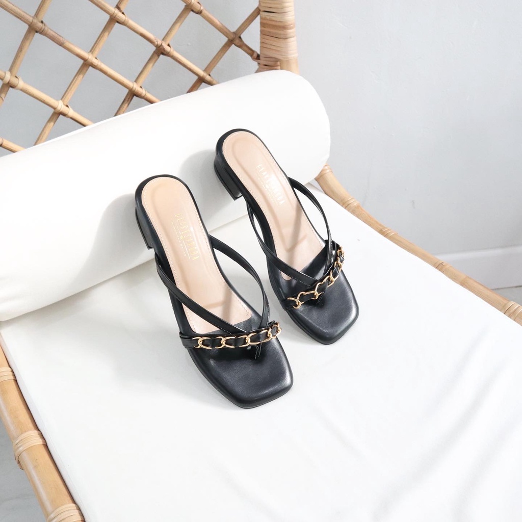 GLARISAMODA Ester Heels 3cm Sandal Tali Wanita Nyaman