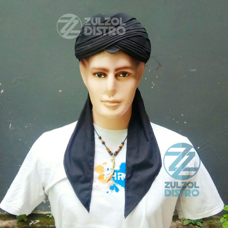 Udeng Blangkon Imamah Permanen Gus Miftah Warna Hitam