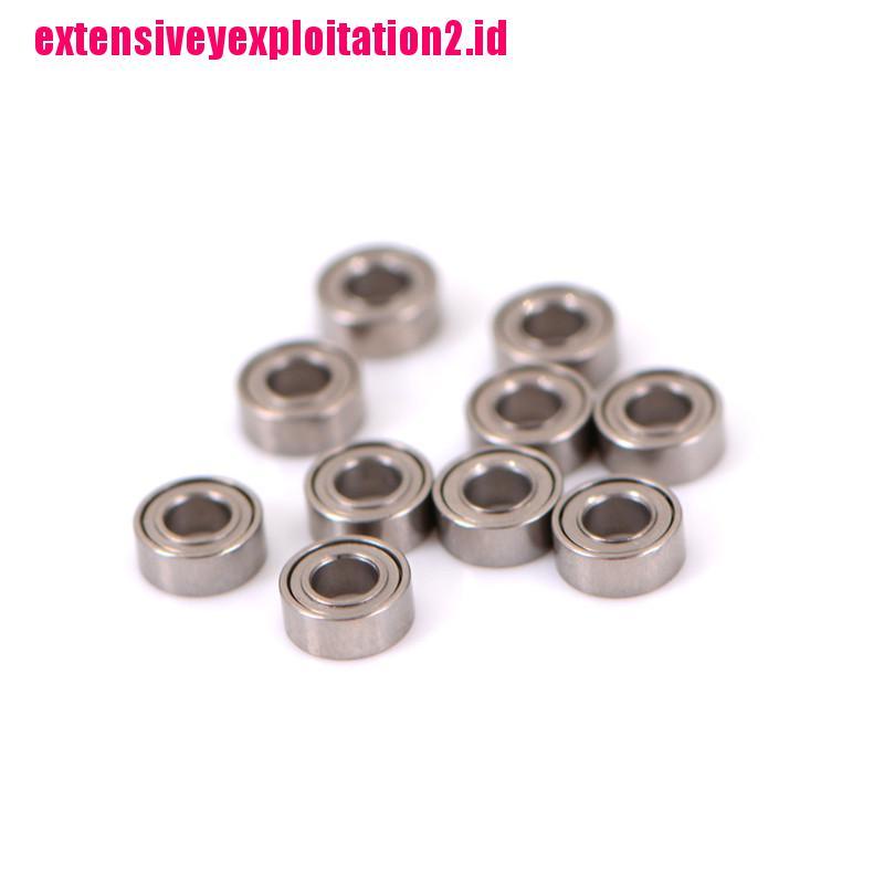 10pcs MR63ZZ Bola Baja Mini Ukuran 3x6 X 2.5mm