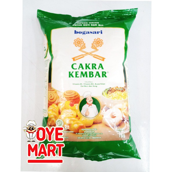 BOGASARI TEPUNG TERIGU CAKRA KEMBAR 1KG