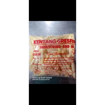 

Kentang shoestring gresfood 500 g