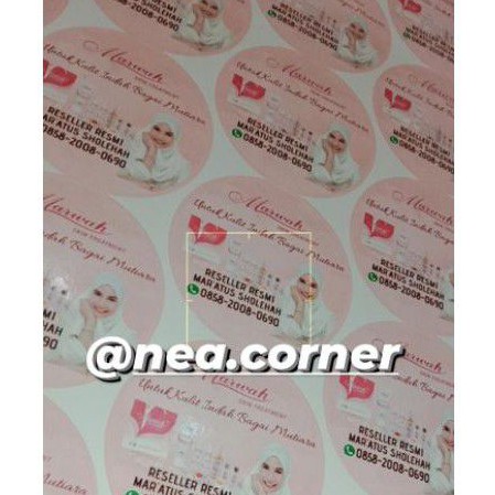 

CUTTING STICKER - STICKER BENTUK BULAT (PACKAGING)