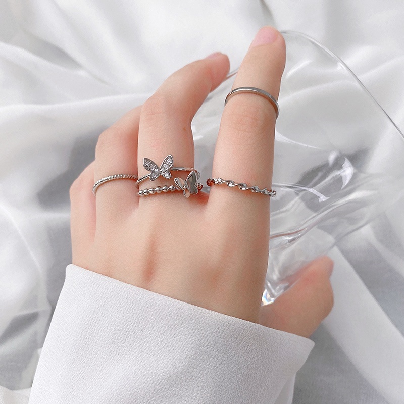 Butterfly Cincin Bentuk Kupu-Kupu Untuk Aksesoris