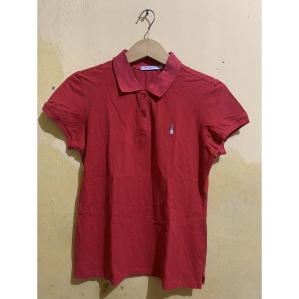 Hush puppies red polo shirt original