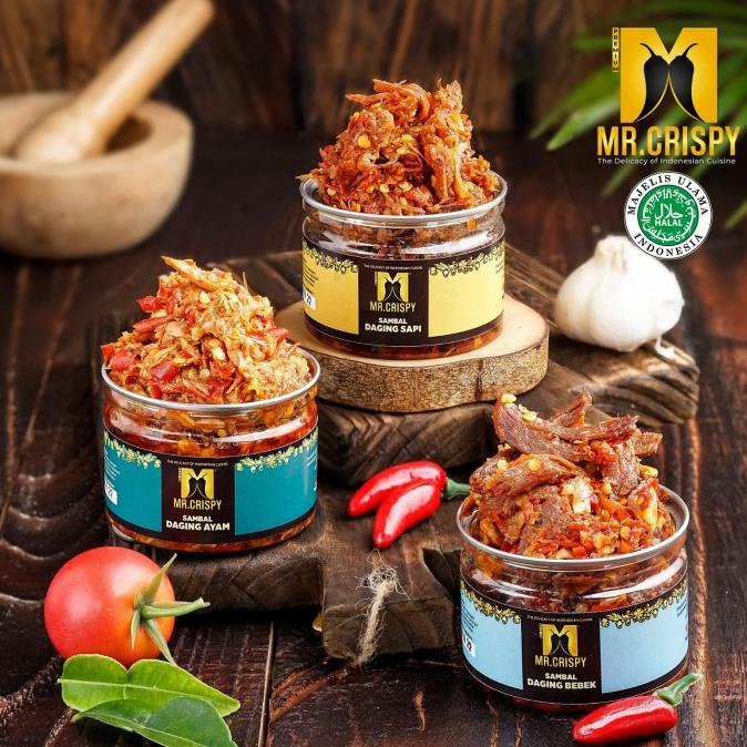 

Big Sale Sambal Daging Bebek/Ayam/Sapi/Sambel Mr.Crispy Big Sale