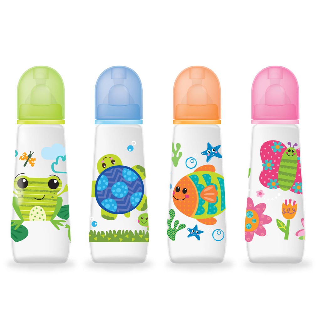 BABY SAFE Botol Susu Embossed Lid Bottle JS002 - 250ml